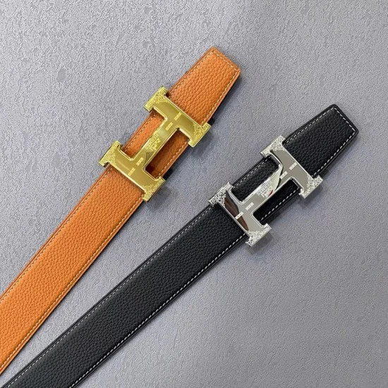 かぽちゃんです。HERMES 純正レザーベルト ベルトバックル-《クイズ・